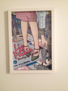 Poster do show de Liz Phair no Fillmore