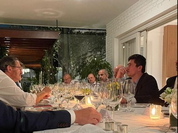Sergio Moro em jantar com empresários. Foto: Andrea Lopes