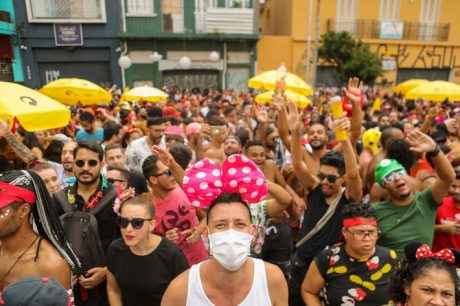 Bloco de carnaval. Foto: Daniel Teixeira/Estadão