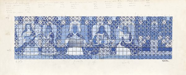 Djanira_estudo de painel de azulejos para o corredor da casa da artista copy