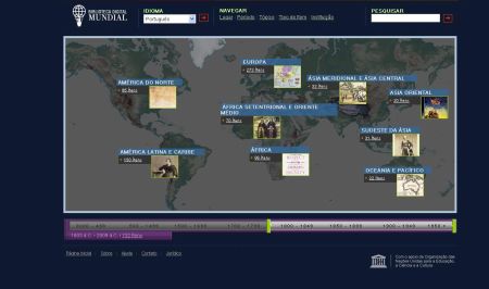 Site da Biblioteca Digital Mundial