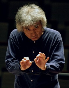 O maestro japonês Seiji Ozawa
