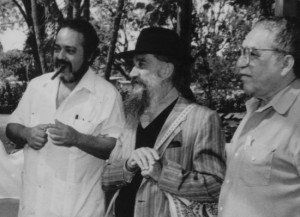 Cosme, com Fernando Birri e Gabriel García Márquez
