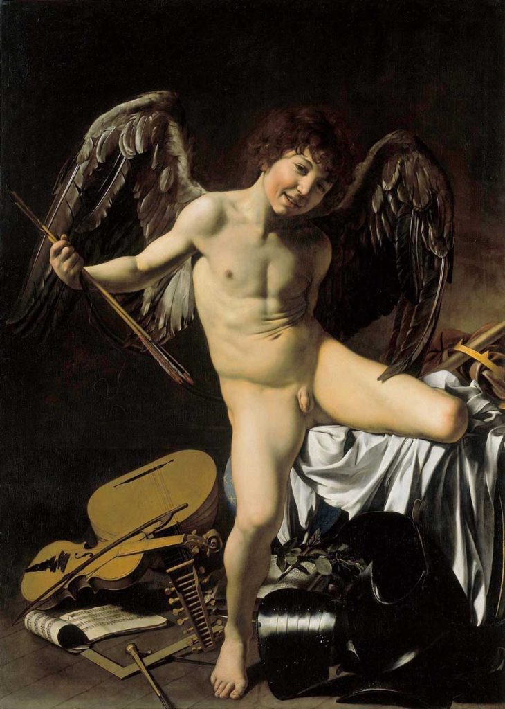 'Amor Vincit Omnia', obra de Caravaggio datada de 1602. 