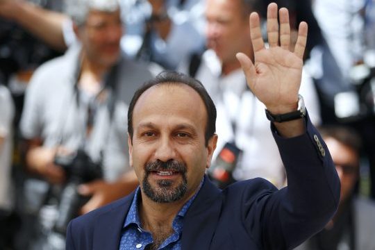 Asghar Farhadi apresenta O Apartamento em Cannes, 2016. Foto: REUTERS/Yves Herman