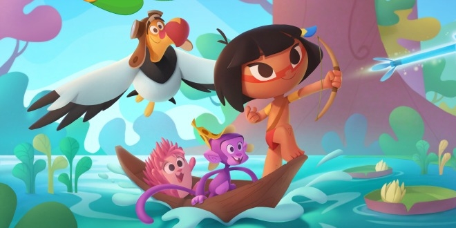Série 'Tainá e os Guardiões da Amazônia’ (foto: Nickelodeon/ Divulgação)