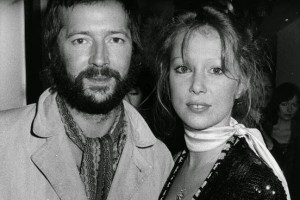 Patty Boyd com George Harrison e, depois, com Clapton.